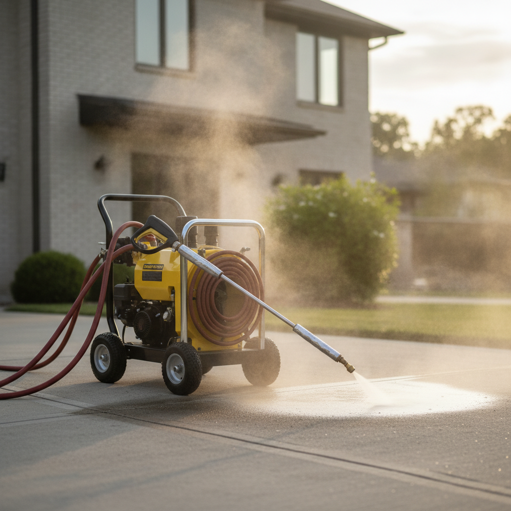 Hot Water Pressure Washing NO PERSON
